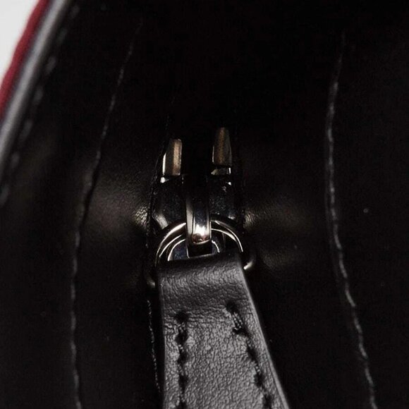 Burberry Burgundy/Black Eco Nylon Small Tote Bag - Picture 10 of 12